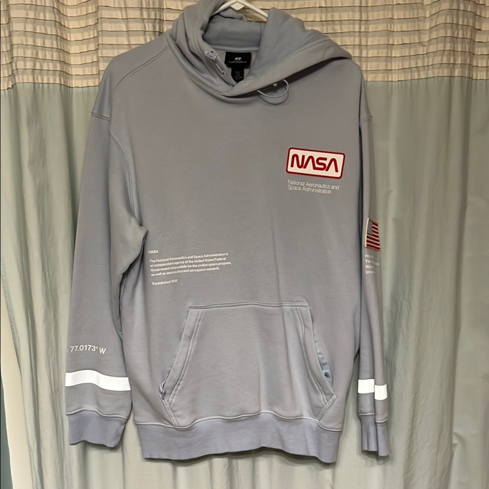 HnM NASA Gray Hoodie for Men